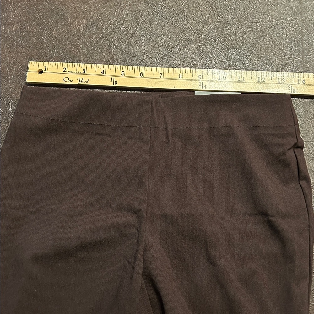 Van Heusen Womens Dark Brown Chinos -Size 0 Short. Pull on. - Picture 8 of 10